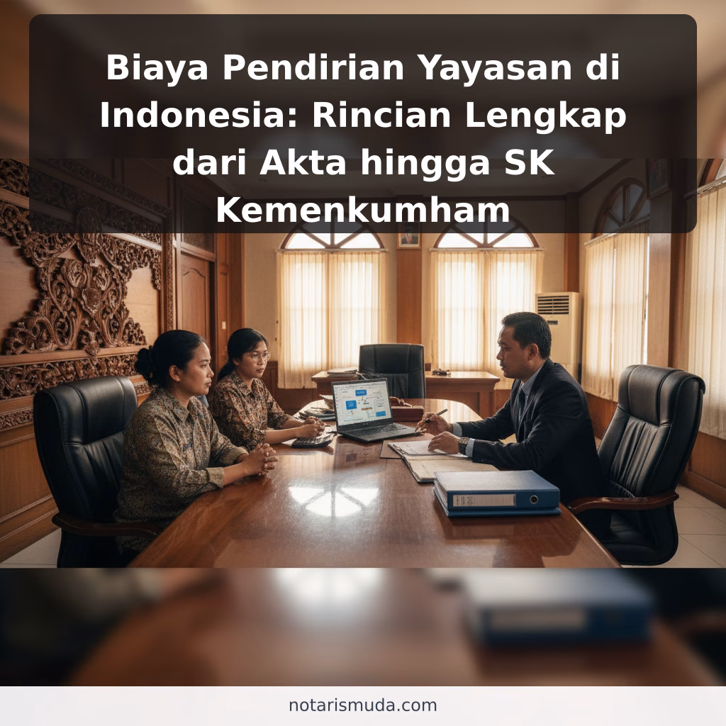 Biaya Pendirian Yayasan di Indonesia: Rincian Lengkap dari Akta hingga SK Kemenkumham