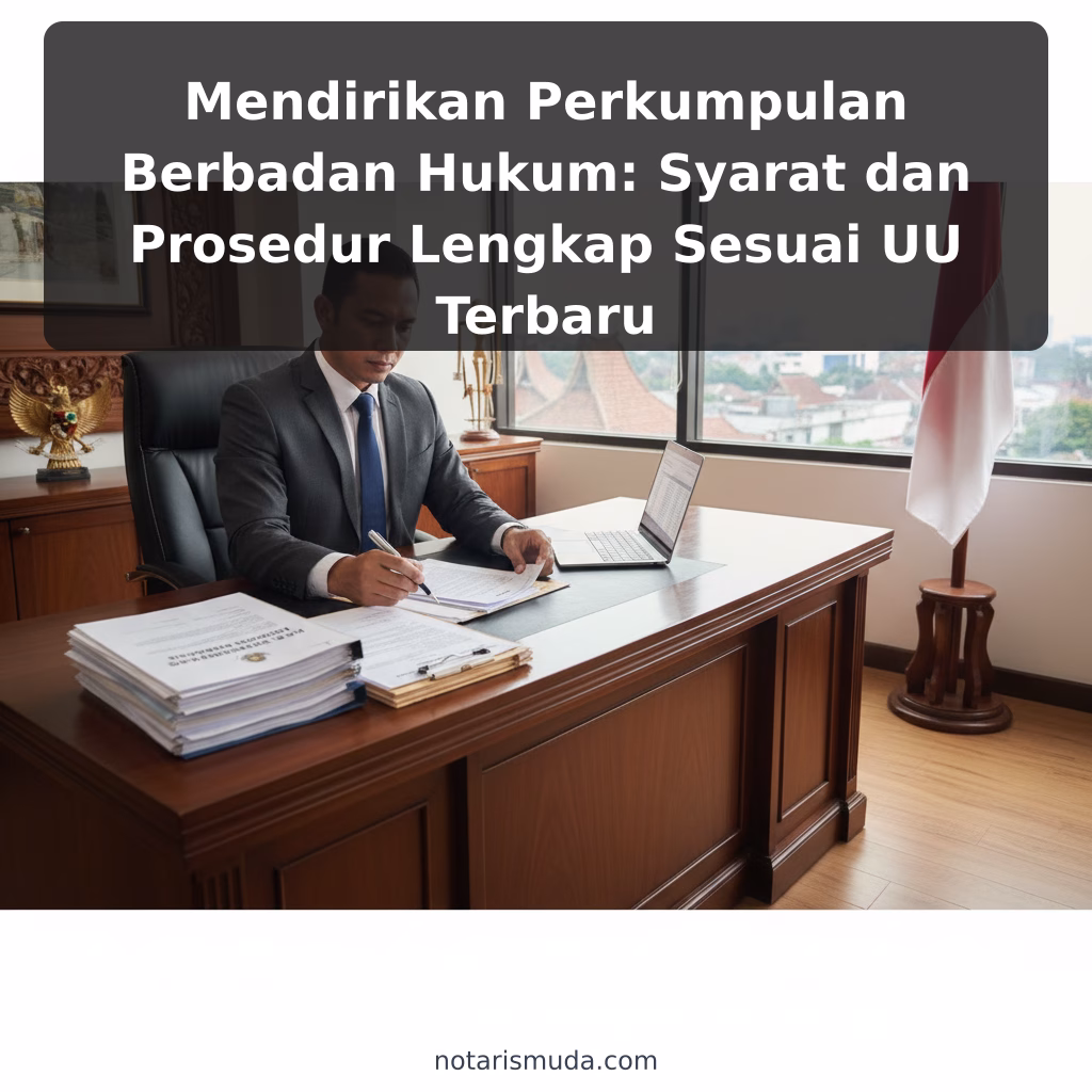 Mendirikan Perkumpulan Berbadan Hukum: Syarat dan Prosedur Lengkap Sesuai UU Terbaru