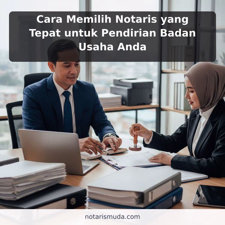 Cara Memilih Notaris yang Tepat untuk Pendirian Badan Usaha Anda