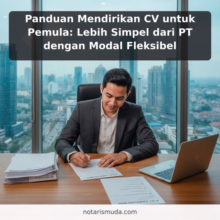 Panduan Mendirikan CV untuk Pemula: Lebih Simpel dari PT dengan Modal Fleksibel