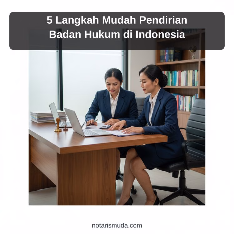 5 Langkah Mudah Pendirian Badan Hukum di Indonesia