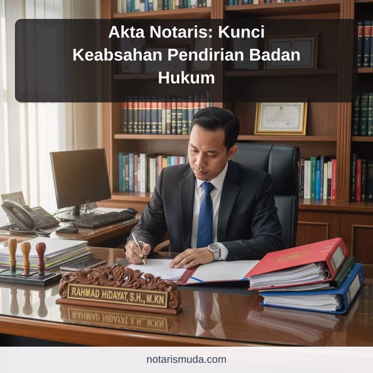 Akta Notaris: Kunci Keabsahan Pendirian Badan Hukum